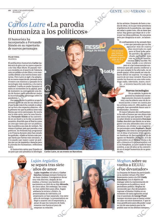 ABC MADRID 17-08-2020 página 63