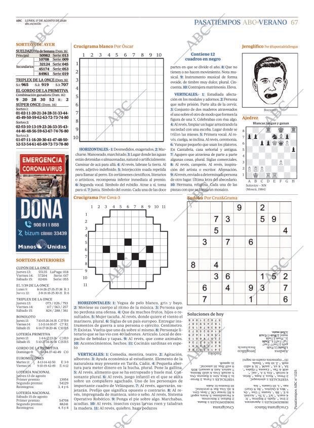 ABC MADRID 17-08-2020 página 67