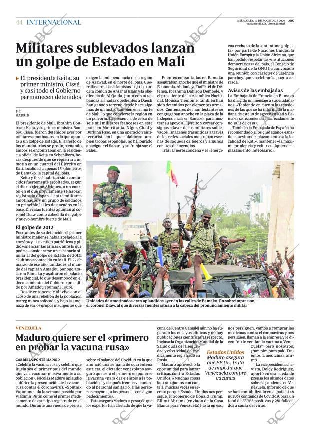 ABC SEVILLA 19-08-2020 página 44