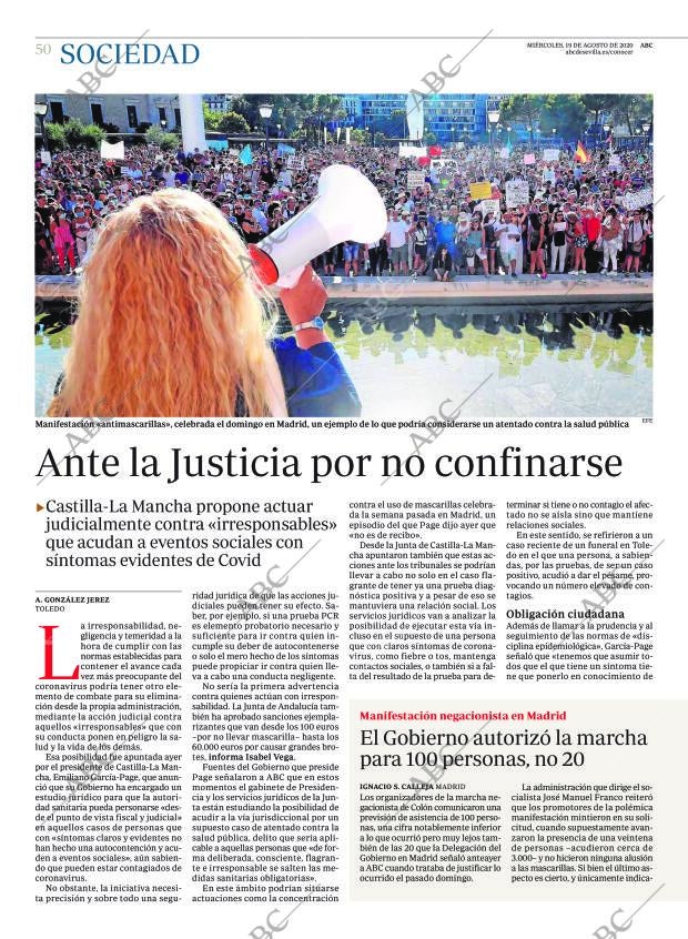 ABC SEVILLA 19-08-2020 página 50