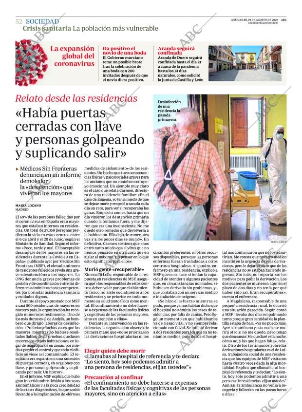 ABC SEVILLA 19-08-2020 página 52
