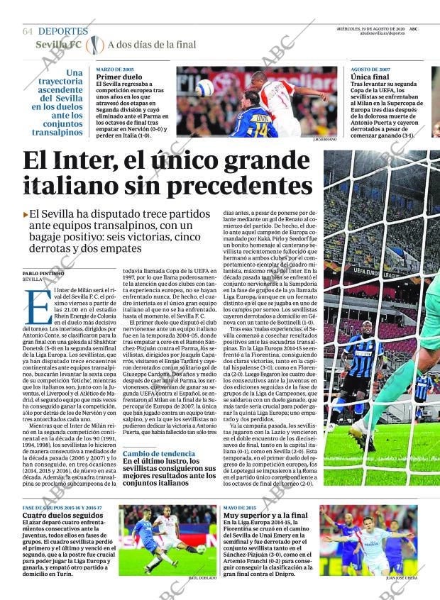 ABC SEVILLA 19-08-2020 página 64