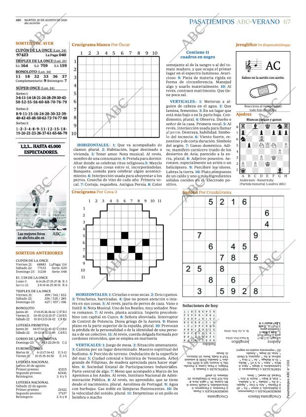 ABC MADRID 25-08-2020 página 67
