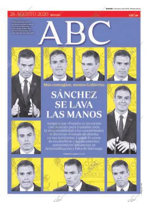 ABC MADRID 26-08-2020 página 1
