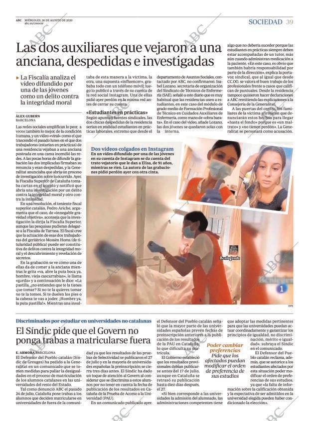ABC MADRID 26-08-2020 página 39