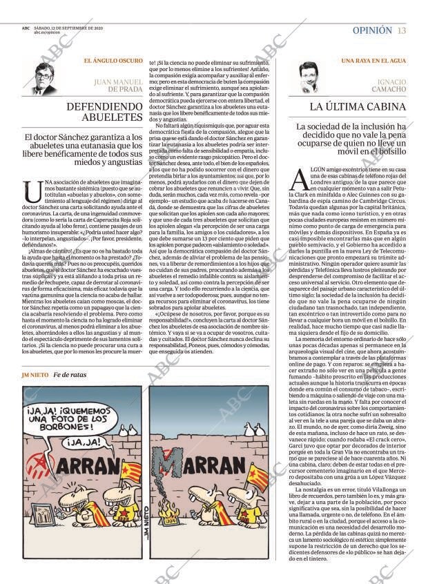 ABC MADRID 12-09-2020 página 13
