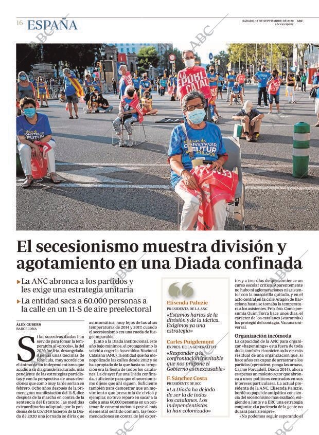 ABC MADRID 12-09-2020 página 16