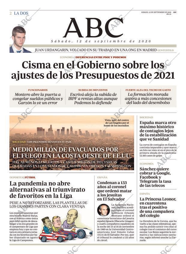 ABC MADRID 12-09-2020 página 2
