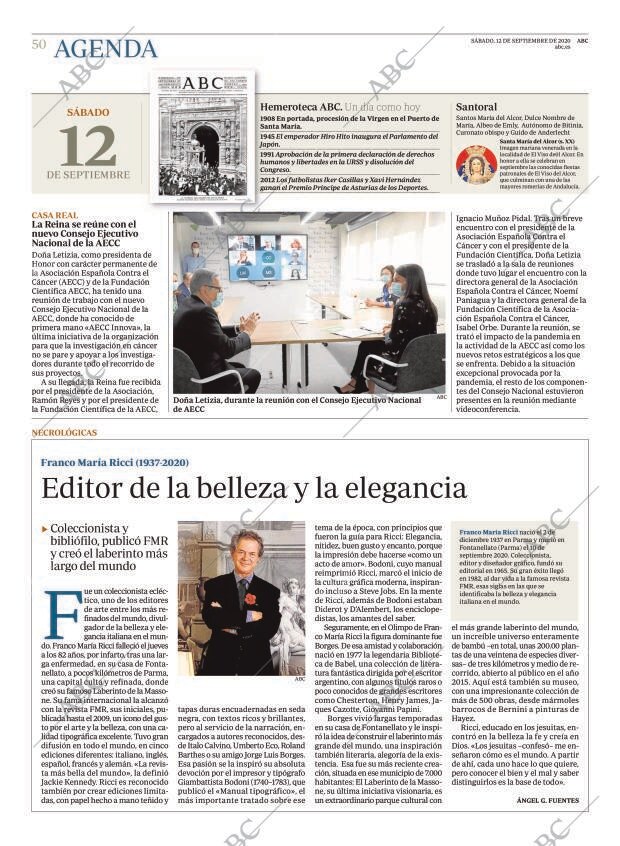 ABC MADRID 12-09-2020 página 50