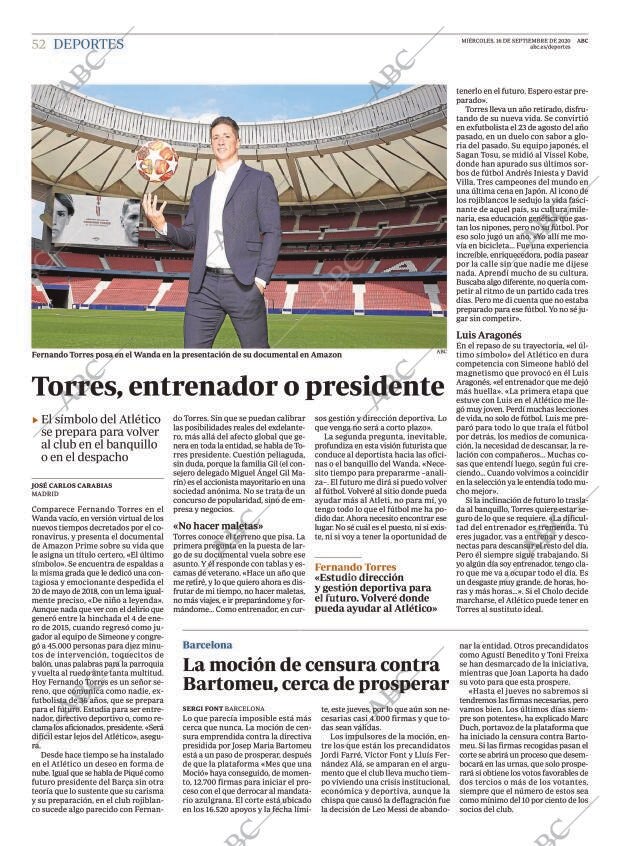ABC MADRID 16-09-2020 página 52