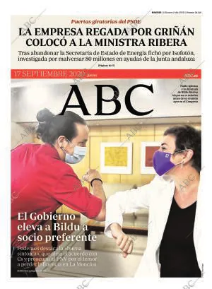 ABC MADRID 17-09-2020 página 1