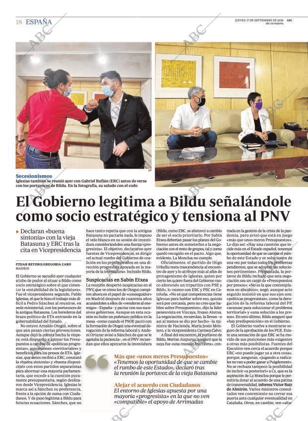 ABC MADRID 17-09-2020 página 18