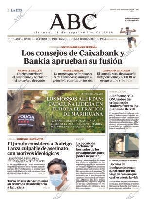 ABC MADRID 18-09-2020 página 2