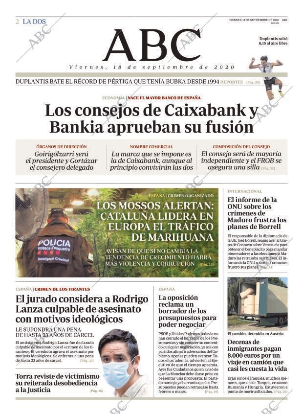 ABC MADRID 18-09-2020 página 2