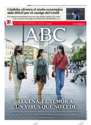 ABC CORDOBA 20-09-2020 página 1