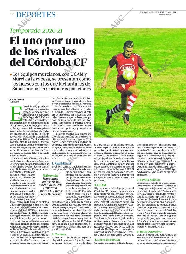 ABC CORDOBA 20-09-2020 página 70