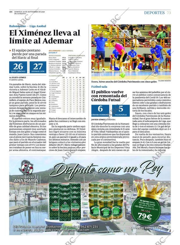 ABC CORDOBA 20-09-2020 página 73