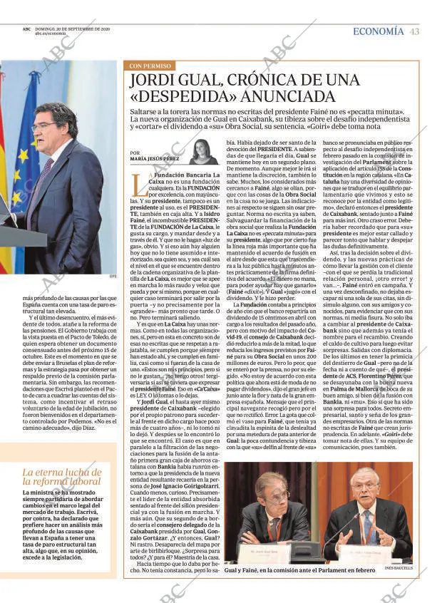 ABC MADRID 20-09-2020 página 43