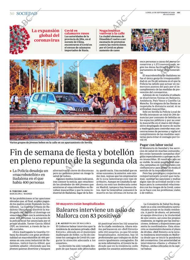 ABC CORDOBA 21-09-2020 página 50