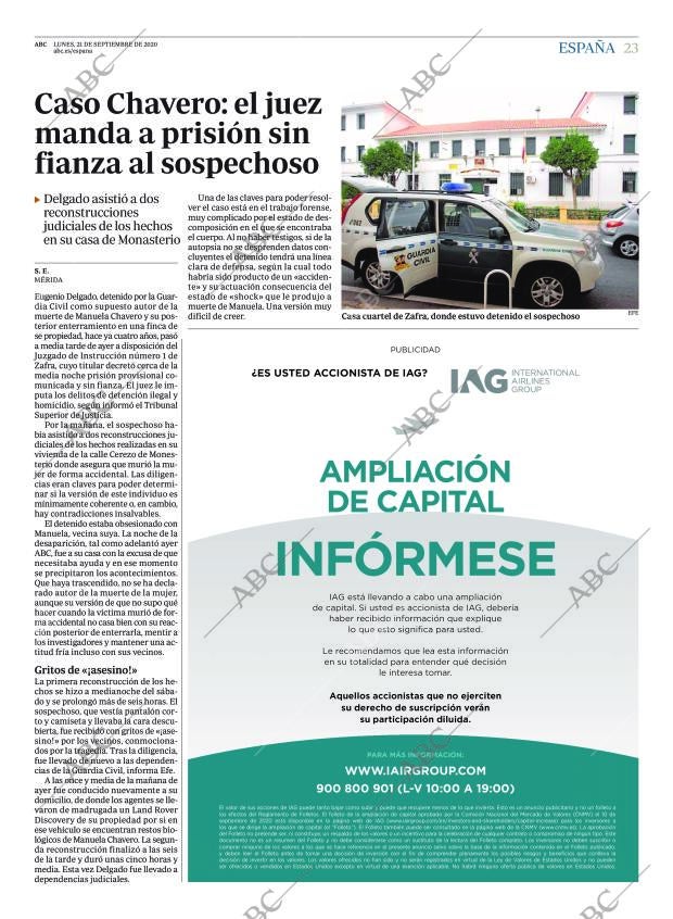 ABC MADRID 21-09-2020 página 23