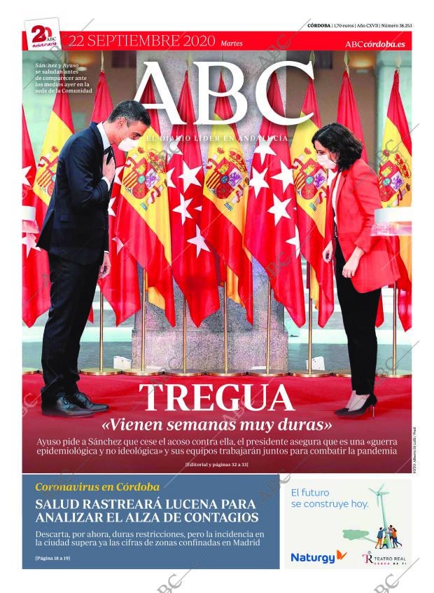 ABC CORDOBA 22-09-2020 página 1