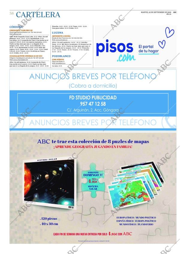 ABC CORDOBA 22-09-2020 página 58