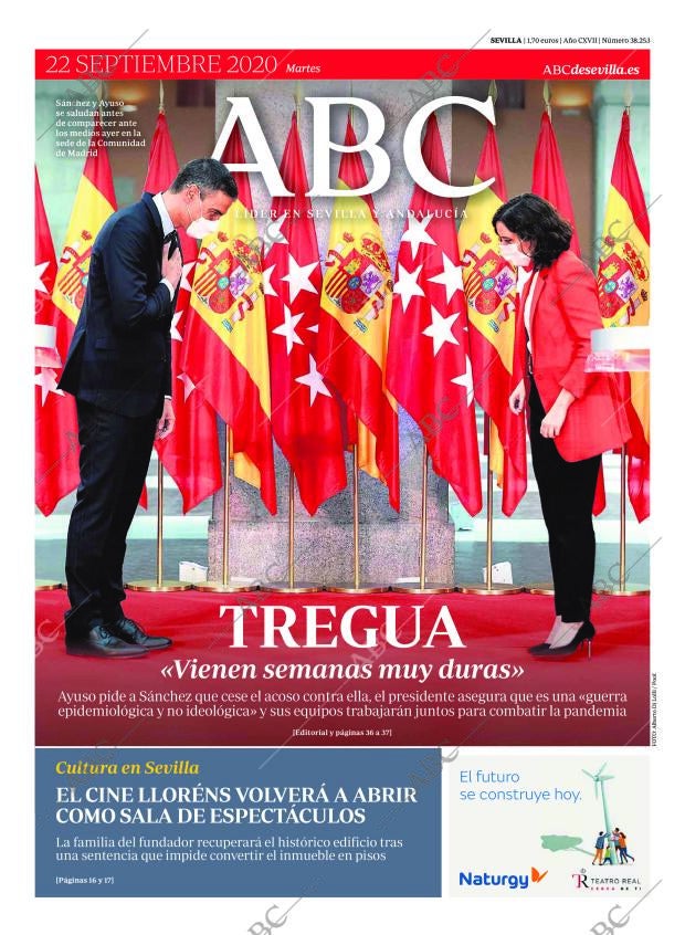 ABC SEVILLA 22-09-2020 página 1