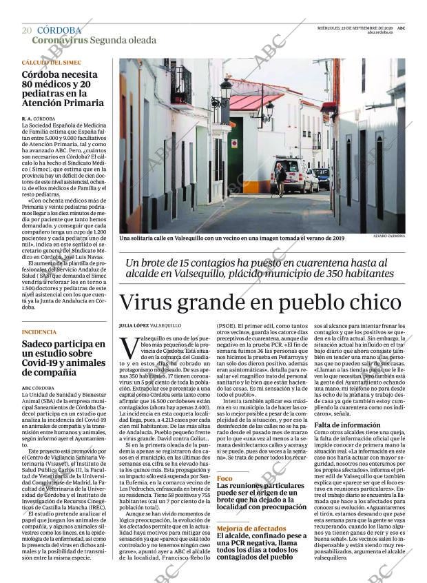 ABC CORDOBA 23-09-2020 página 20