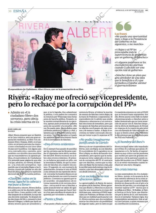 ABC CORDOBA 23-09-2020 página 38