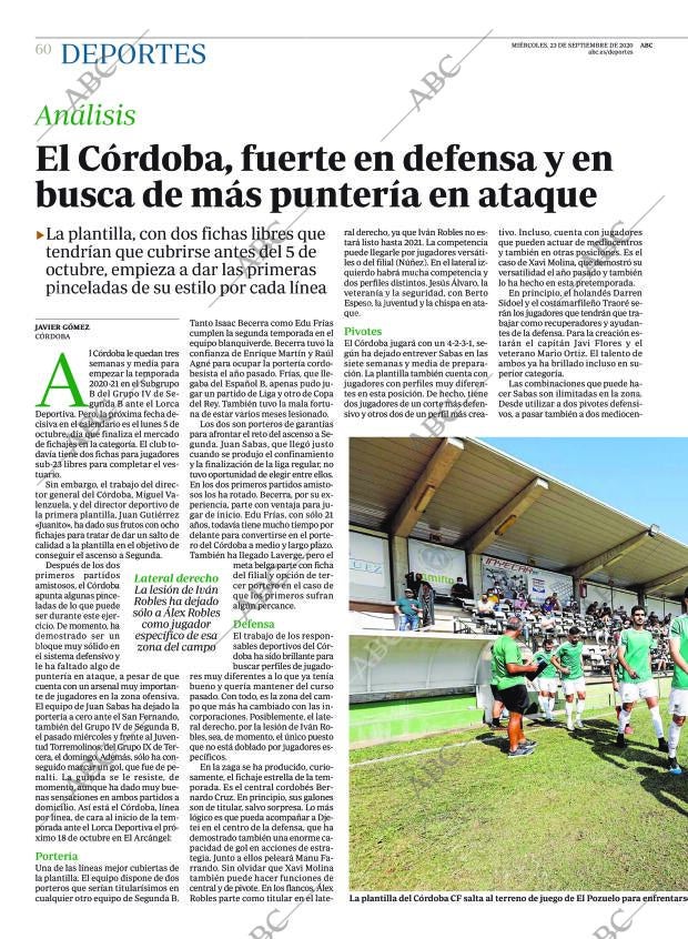 ABC CORDOBA 23-09-2020 página 60