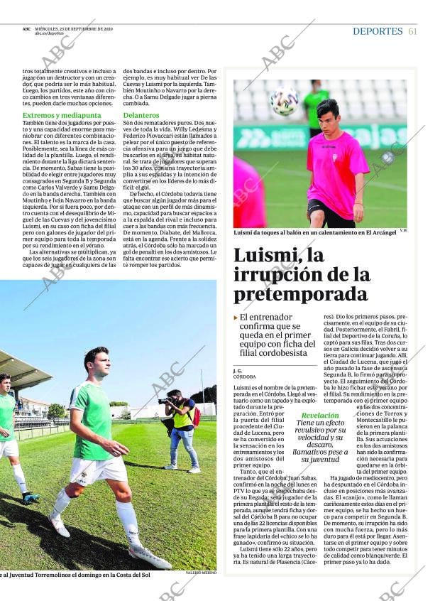 ABC CORDOBA 23-09-2020 página 61