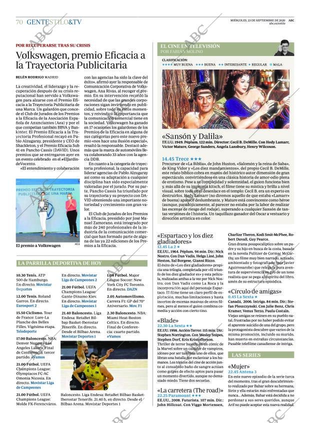 ABC CORDOBA 23-09-2020 página 70