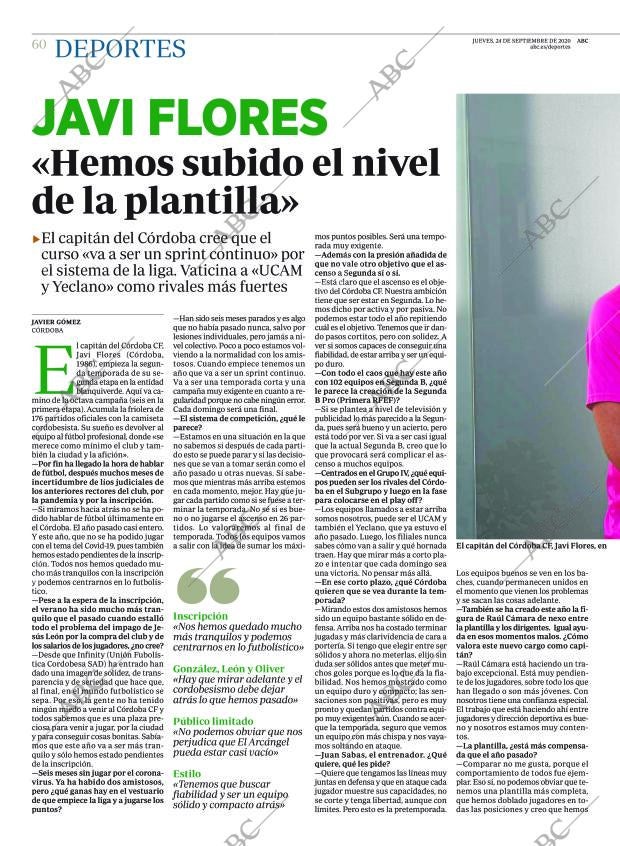 ABC CORDOBA 24-09-2020 página 60