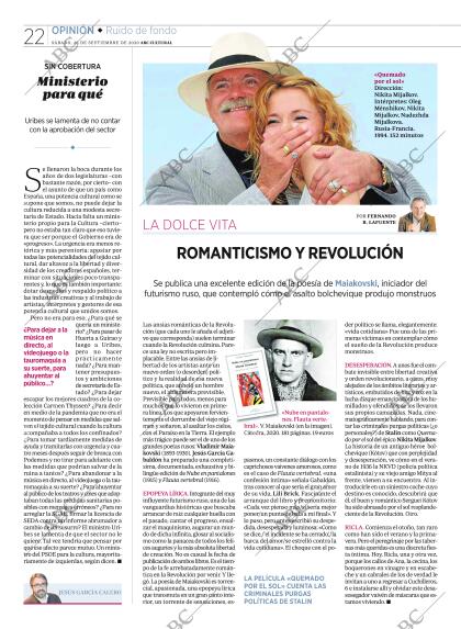 CULTURAL MADRID 26-09-2020