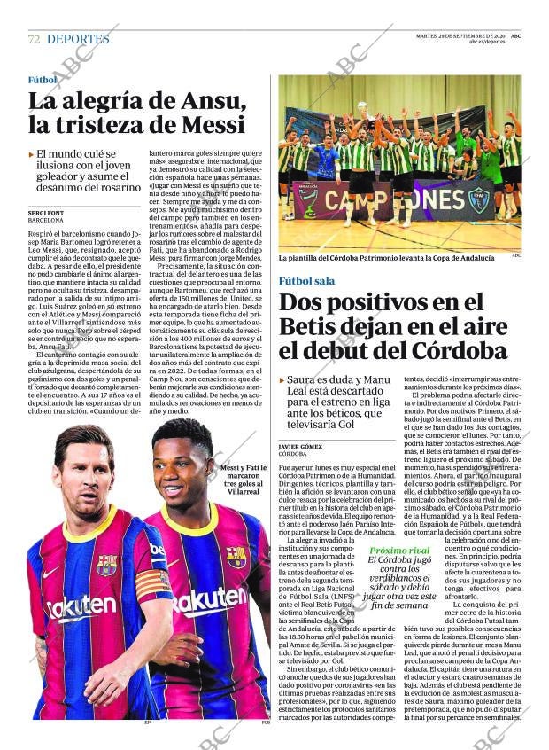 ABC CORDOBA 29-09-2020 página 72