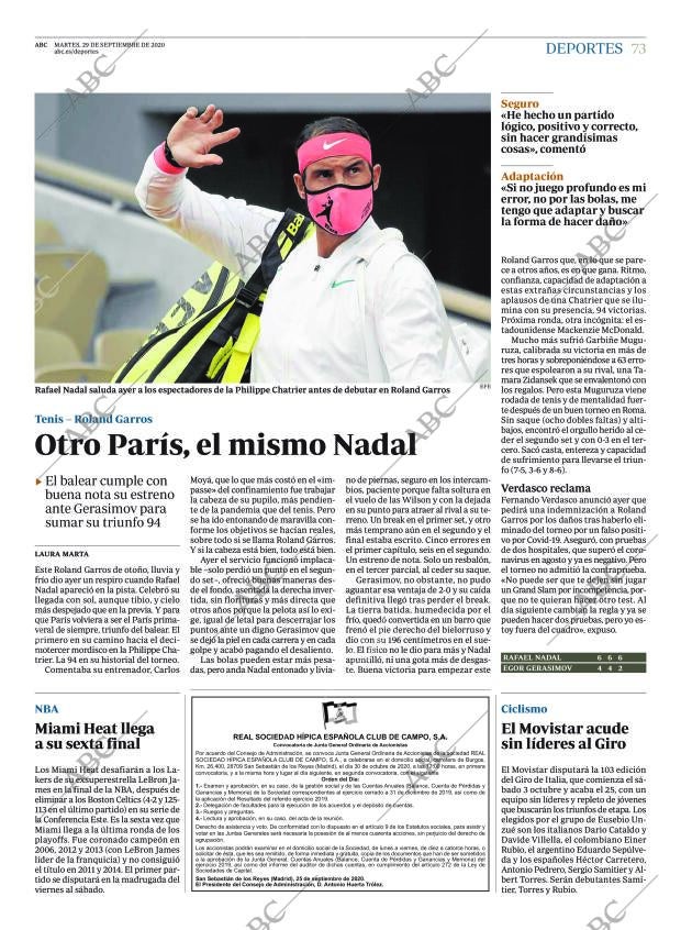 ABC CORDOBA 29-09-2020 página 73