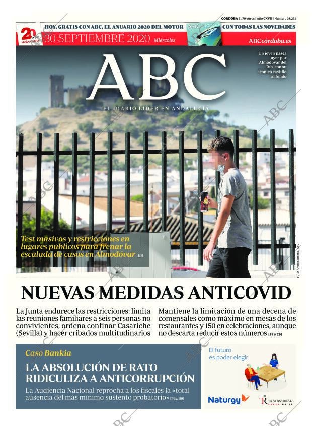 ABC CORDOBA 30-09-2020 página 1