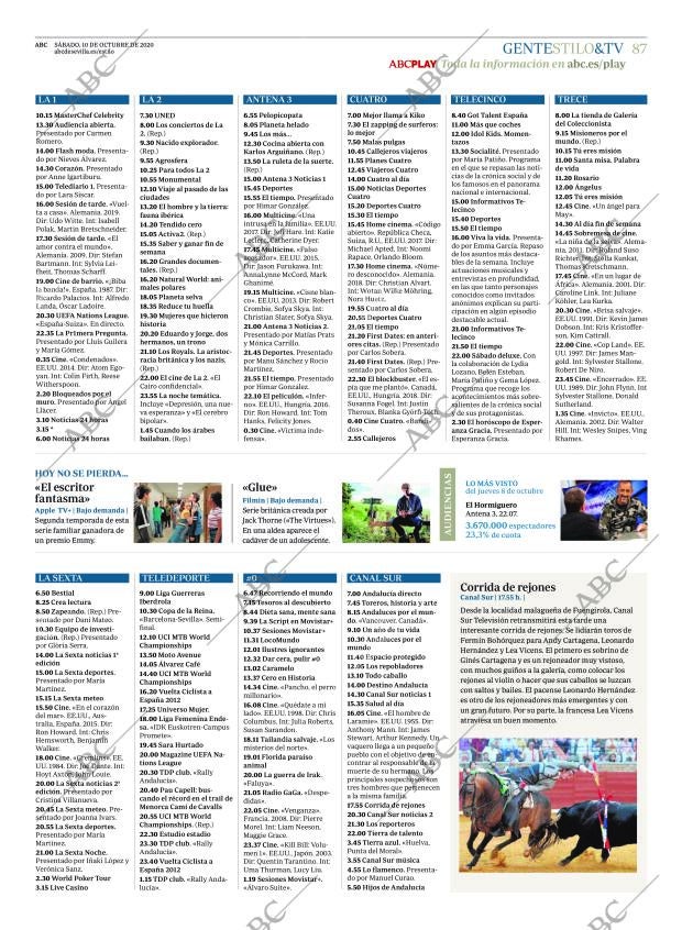 ABC SEVILLA 10-10-2020 página 87