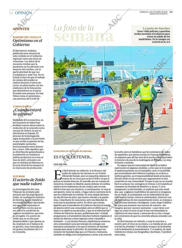 ABC SEVILLA 11-10-2020 página 14