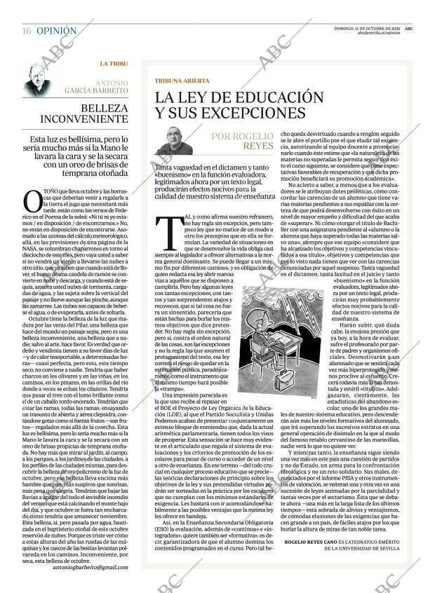 ABC SEVILLA 11-10-2020 página 16