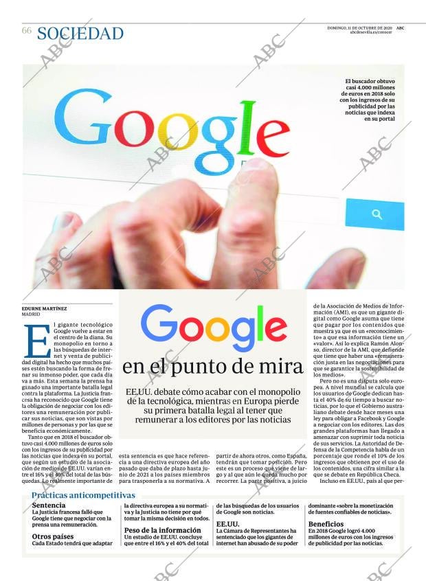 ABC SEVILLA 11-10-2020 página 66