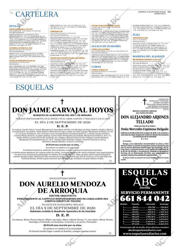 ABC SEVILLA 11-10-2020 página 70