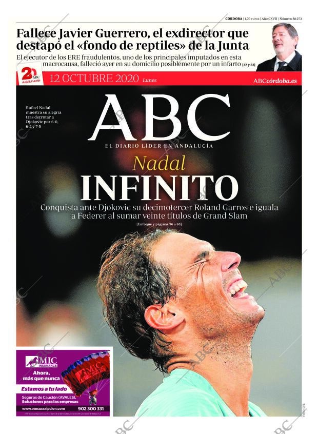 ABC CORDOBA 12-10-2020 página 1