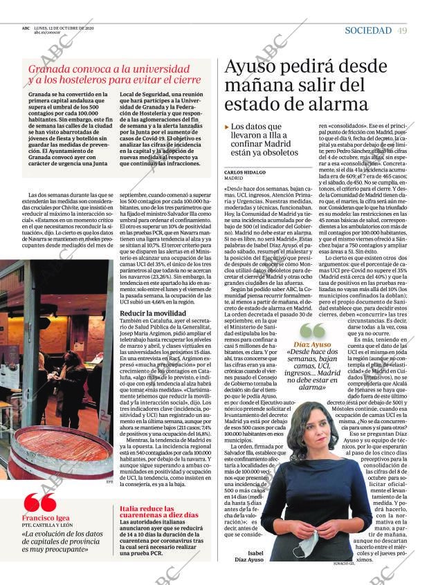 ABC CORDOBA 12-10-2020 página 49