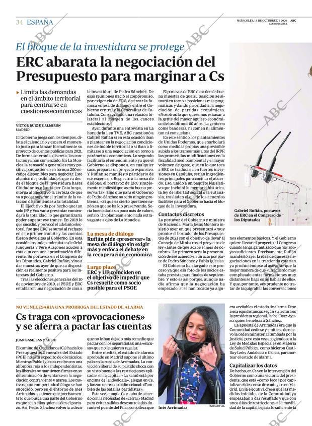 ABC CORDOBA 14-10-2020 página 34