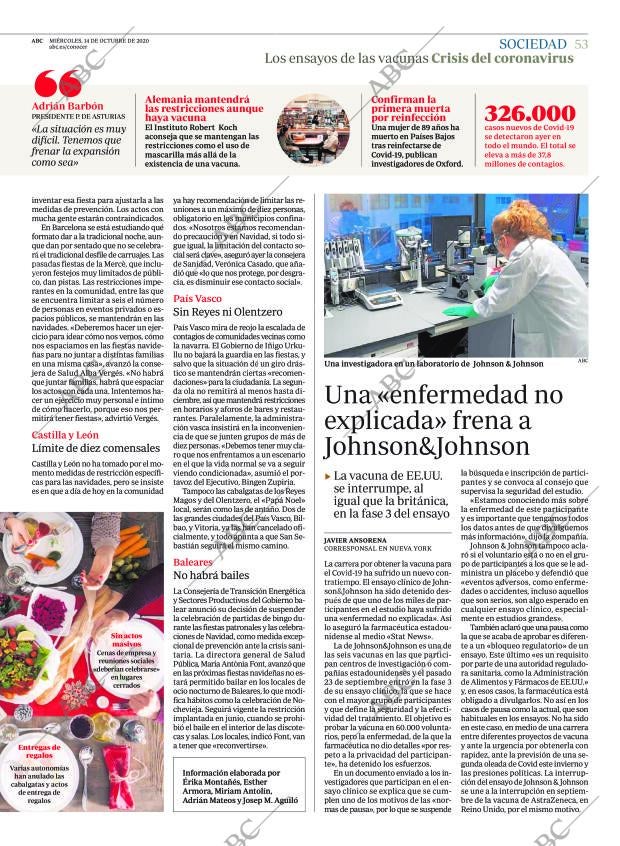 ABC CORDOBA 14-10-2020 página 53