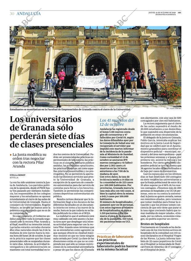 ABC CORDOBA 15-10-2020 página 30