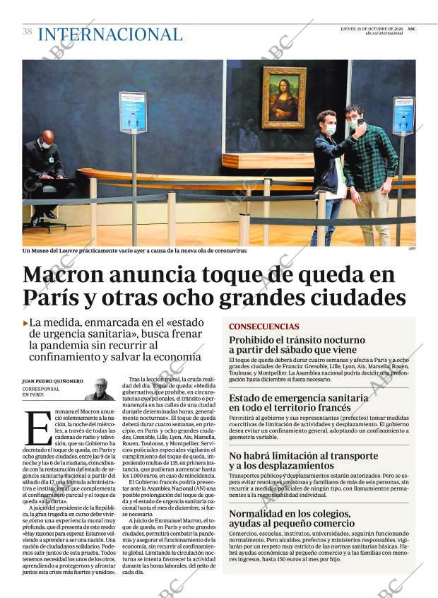 ABC CORDOBA 15-10-2020 página 38