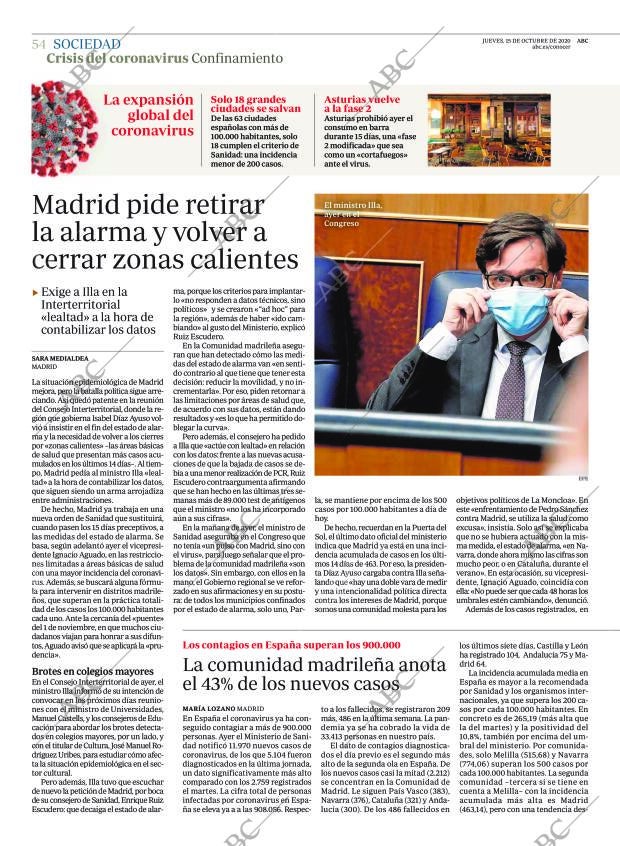 ABC CORDOBA 15-10-2020 página 54