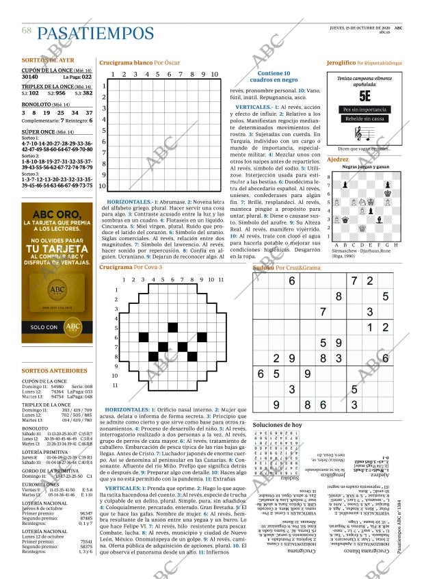 ABC CORDOBA 15-10-2020 página 68